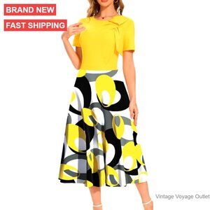 Maternity Formal Midi Dress Wrap Cocktail Wedding Guest Prom